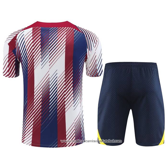 Fato de Treino
 Barcelona 2023 Manga Curta
 Azul
 y Vermelho
 - Calcas Curta
